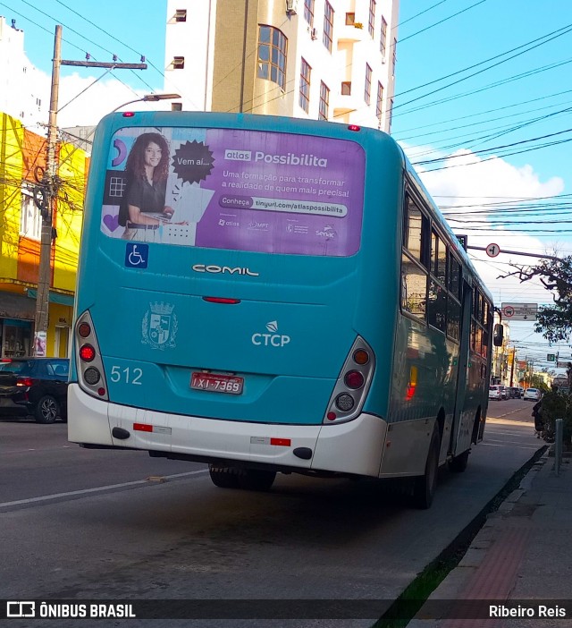 Viação Nossa Senhora Conquistadora 512 na cidade de Pelotas, Rio Grande do Sul, Brasil, por Ribeiro Reis. Número da foto: #13164806.