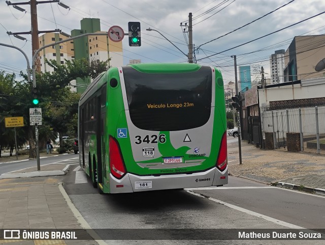 VB Transportes e Turismo 3426 na cidade de Campinas, São Paulo, Brasil, por Matheus Duarte Souza. Número da foto: #13166413.