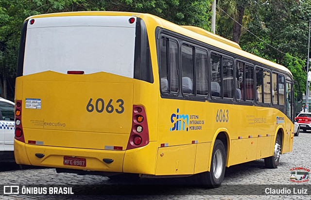 Canasvieiras Transportes 6063 na cidade de Florianópolis, Santa Catarina, Brasil, por Claudio Luiz. Número da foto: #13167722.