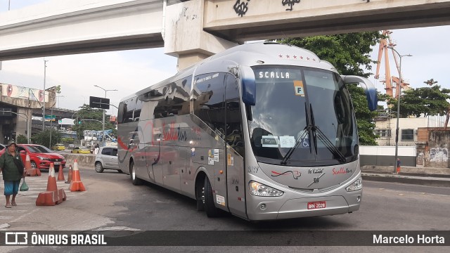 Scalla Tur Transportes 2028 na cidade de Rio de Janeiro, Rio de Janeiro, Brasil, por Marcelo Horta. Número da foto: #13165945.