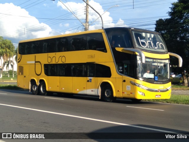 Brisa Ônibus 11865 na cidade de Juiz de Fora, Minas Gerais, Brasil, por Vitor Silva. Número da foto: #13165655.