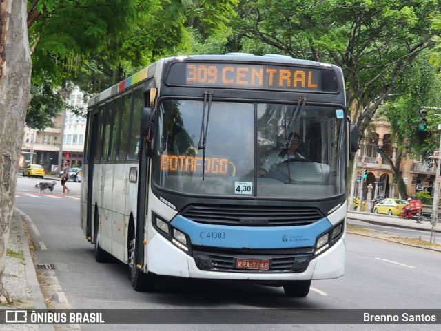 Real Auto Ônibus C41383 na cidade de Rio de Janeiro, Rio de Janeiro, Brasil, por Brenno Santos. Número da foto: #13166037.