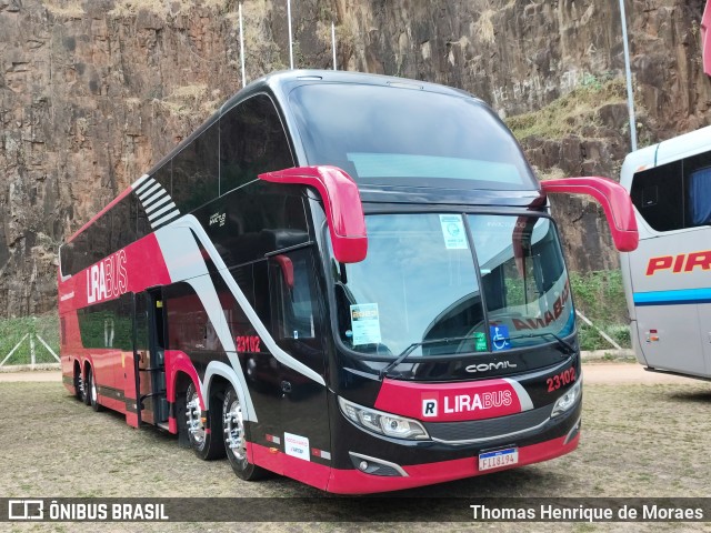 Lirabus 23102 na cidade de Campinas, São Paulo, Brasil, por Thomas Henrique de Moraes. Número da foto: #13164975.