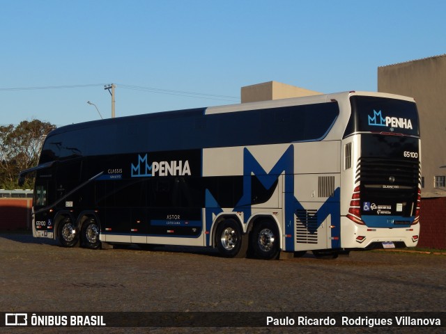 Empresa de Ônibus Nossa Senhora da Penha 65100 na cidade de Rio Grande, Rio Grande do Sul, Brasil, por Paulo Ricardo  Rodrigues Villanova. Número da foto: #13166537.