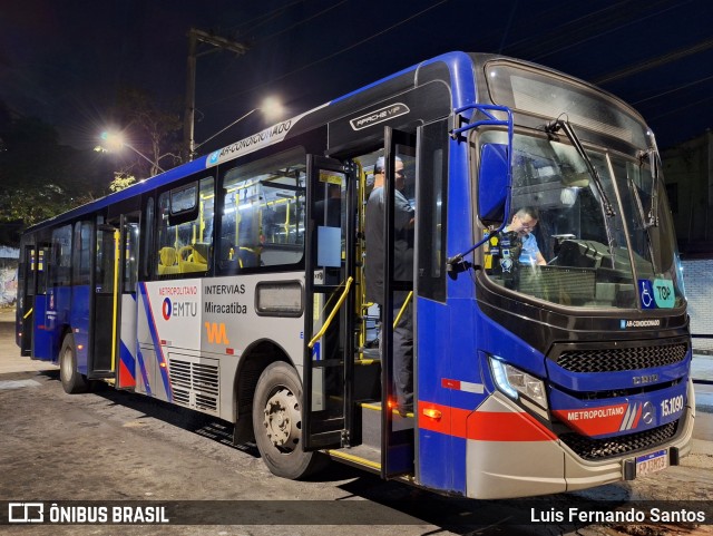 Viação Miracatiba 15.1090 na cidade de Embu das Artes, São Paulo, Brasil, por Luis Fernando Santos. Número da foto: #13168082.