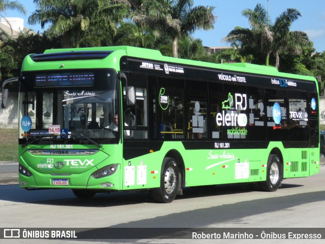 Transportes Santo Antônio RJ 161.301 na cidade de Rio de Janeiro, Rio de Janeiro, Brasil, por Roberto Marinho - Ônibus Expresso. Número da foto: #13166497.