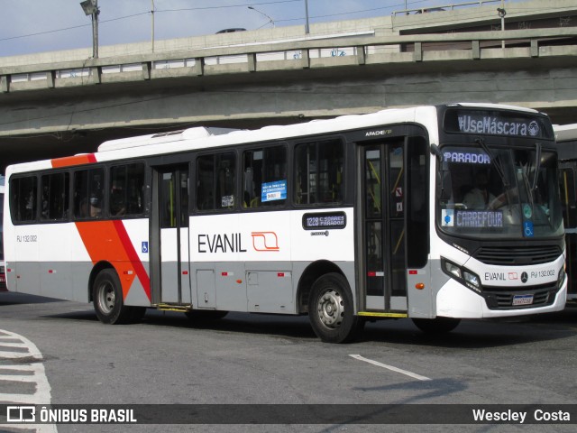Evanil Transportes e Turismo RJ 132.002 na cidade de Rio de Janeiro, Rio de Janeiro, Brasil, por Wescley  Costa. Número da foto: #13166971.