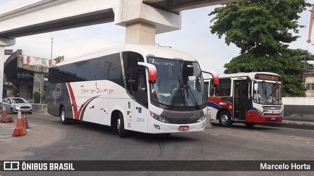 Paraibuna Transportes 22016 na cidade de Rio de Janeiro, Rio de Janeiro, Brasil, por Marcelo Horta. Número da foto: #13165906.