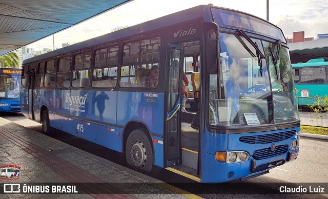 Biguaçu Transportes Coletivos Administração e Participação 415 na cidade de Florianópolis, Santa Catarina, Brasil, por Claudio Luiz. Número da foto: #13167702.