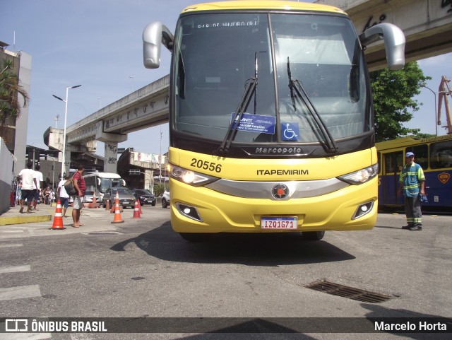 Viação Nova Itapemirim 20556 na cidade de Rio de Janeiro, Rio de Janeiro, Brasil, por Marcelo Horta. Número da foto: #13165973.