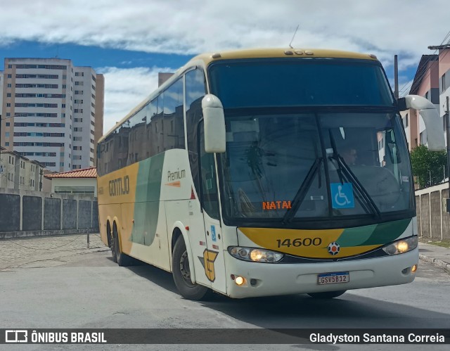 Empresa Gontijo de Transportes 14600 na cidade de Aracaju, Sergipe, Brasil, por Gladyston Santana Correia. Número da foto: #13166728.