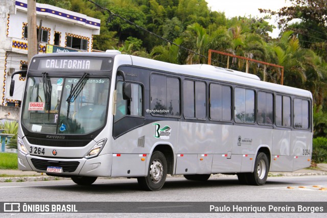 Bamonte Transportes 3 264 na cidade de Barra do Piraí, Rio de Janeiro, Brasil, por Paulo Henrique Pereira Borges. Número da foto: #13167488.