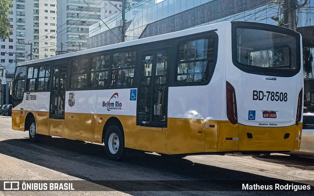 Belém Rio Transportes BD-78508 na cidade de Belém, Pará, Brasil, por Matheus Rodrigues. Número da foto: #13166393.