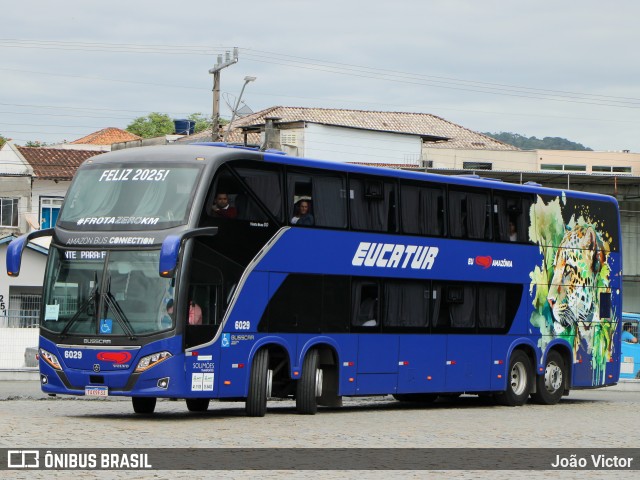 Eucatur - Empresa União Cascavel de Transportes e Turismo 6029 na cidade de Balneário Camboriú, Santa Catarina, Brasil, por João Victor. Número da foto: #13167532.