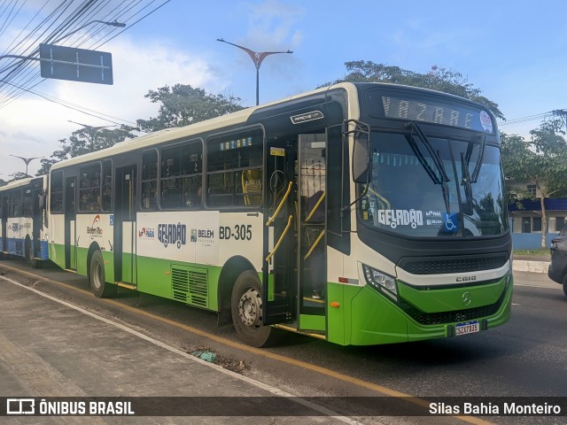 Belém Rio Transportes BD-305 na cidade de Belém, Pará, Brasil, por Silas Bahia Monteiro. Número da foto: #13165858.