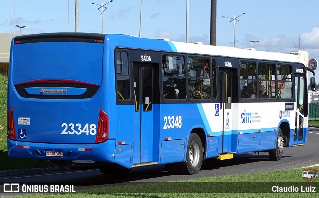 Emflotur - Empresa Florianópolis de Transportes Coletivos 23348 na cidade de Florianópolis, Santa Catarina, Brasil, por Claudio Luiz. Número da foto: #13167432.