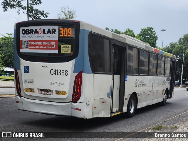Real Auto Ônibus C41388 na cidade de Rio de Janeiro, Rio de Janeiro, Brasil, por Brenno Santos. Número da foto: #13166036.