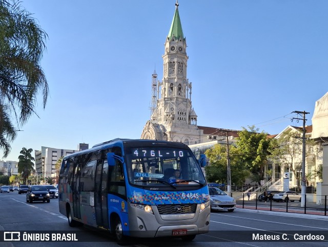 Viação Paratodos > São Jorge > Metropolitana São Paulo > Mobibrasil 6 4845 na cidade de São Paulo, São Paulo, Brasil, por Mateus C.  Cardoso. Número da foto: #13169179.