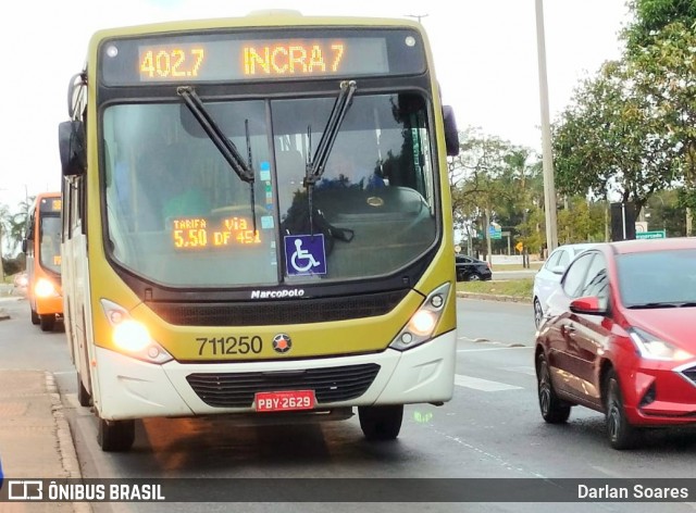 BsBus Mobilidade 711250 na cidade de Brasília, Distrito Federal, Brasil, por Darlan Soares. Número da foto: #13168749.