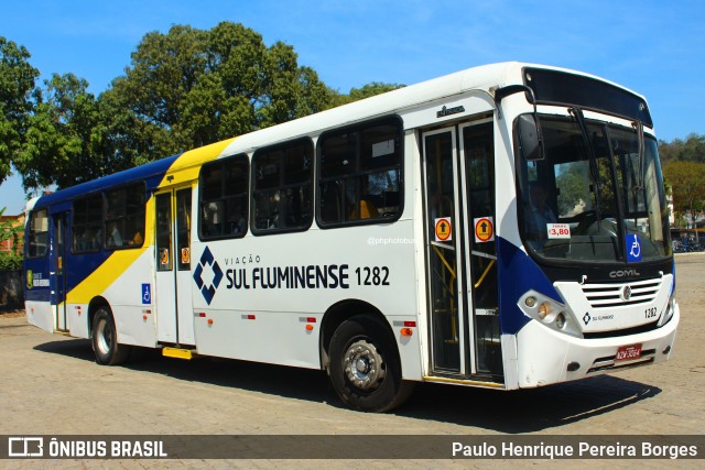 Viação Sul Fluminense 1282 na cidade de Volta Redonda, Rio de Janeiro, Brasil, por Paulo Henrique Pereira Borges. Número da foto: #13170983.