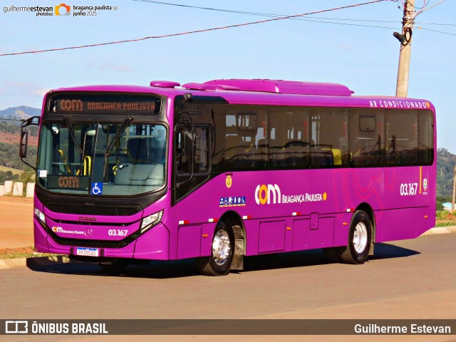 JTP Transportes - COM Bragança Paulista 03.167 na cidade de Bragança Paulista, São Paulo, Brasil, por Guilherme Estevan. Número da foto: #13170748.