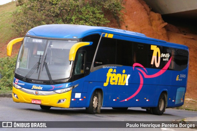 Rápido Expresso Fênix Viação 35025 na cidade de Campinas, São Paulo, Brasil, por Paulo Henrique Pereira Borges. Número da foto: #13170874.