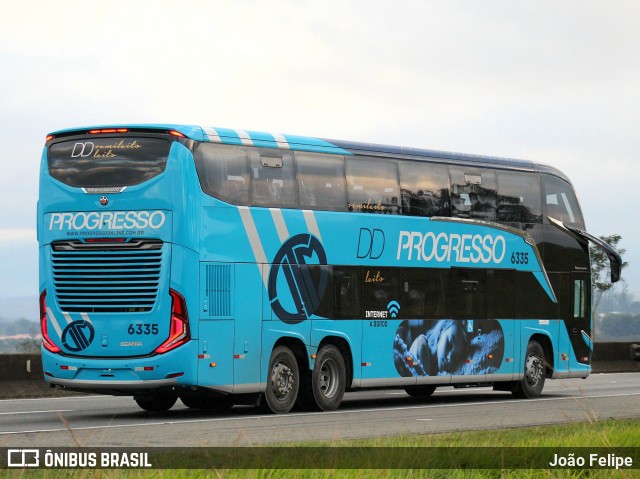 Auto Viação Progresso 6335 na cidade de Canas, São Paulo, Brasil, por João Felipe. Número da foto: #13171067.