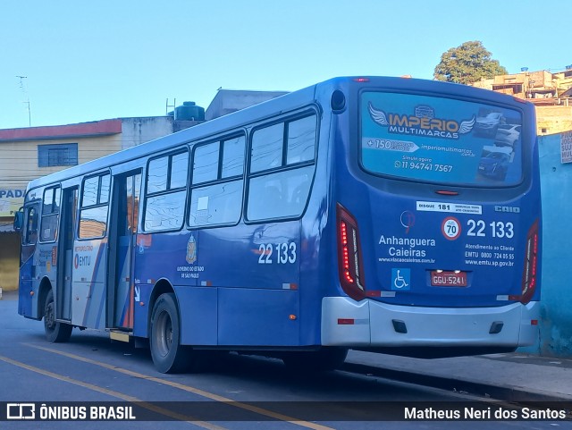 Viação Cidade de Caieiras 22.133 na cidade de Francisco Morato, São Paulo, Brasil, por Matheus Neri dos Santos. Número da foto: #13168345.