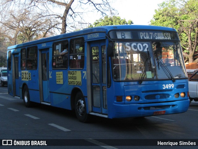Praia Ônibus > Viação Metropolitana 3499 na cidade de Belo Horizonte, Minas Gerais, Brasil, por Henrique Simões. Número da foto: #13169123.