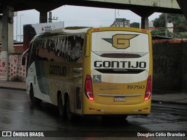 Empresa Gontijo de Transportes 19750 na cidade de Belo Horizonte, Minas Gerais, Brasil, por Douglas Célio Brandao. Número da foto: #13170123.