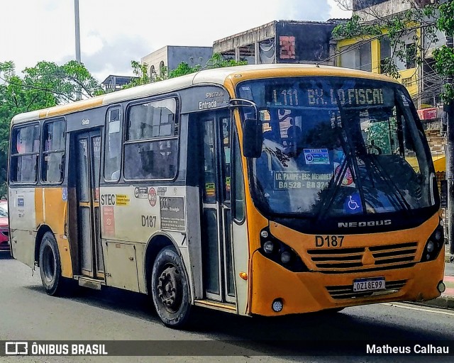 STEC - Subsistema de Transporte Especial Complementar D-187 na cidade de Salvador, Bahia, Brasil, por Matheus Calhau. Número da foto: #13169547.