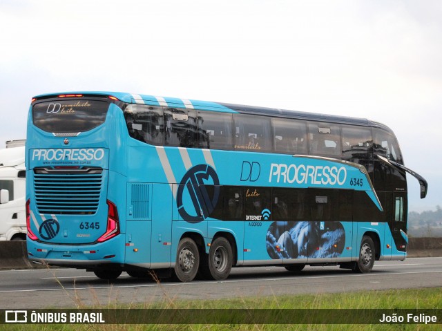 Auto Viação Progresso 6345 na cidade de Canas, São Paulo, Brasil, por João Felipe. Número da foto: #13170878.