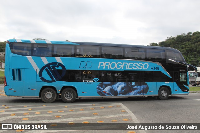Auto Viação Progresso 6345 na cidade de Barra do Piraí, Rio de Janeiro, Brasil, por José Augusto de Souza Oliveira. Número da foto: #13170394.