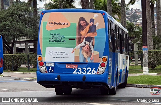 Emflotur - Empresa Florianópolis de Transportes Coletivos 23326 na cidade de Florianópolis, Santa Catarina, Brasil, por Claudio Luiz. Número da foto: #13170221.