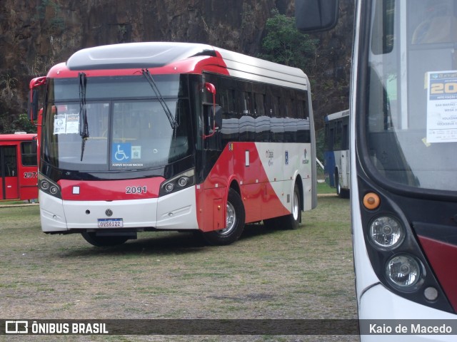 Itajaí Transportes Coletivos 2091 na cidade de Campinas, São Paulo, Brasil, por Kaio de Macedo. Número da foto: #13170332.