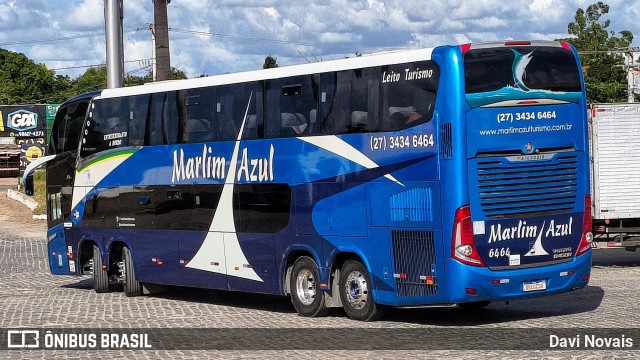 Marlim Azul Turismo 6464 na cidade de Teixeira de Freitas, Bahia, Brasil, por Davi Novais. Número da foto: #13170630.