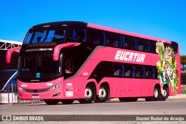 Eucatur - Empresa União Cascavel de Transportes e Turismo 6041 na cidade de Curitiba, Paraná, Brasil, por Daniel Budal de Araújo. Número da foto: #13169316.