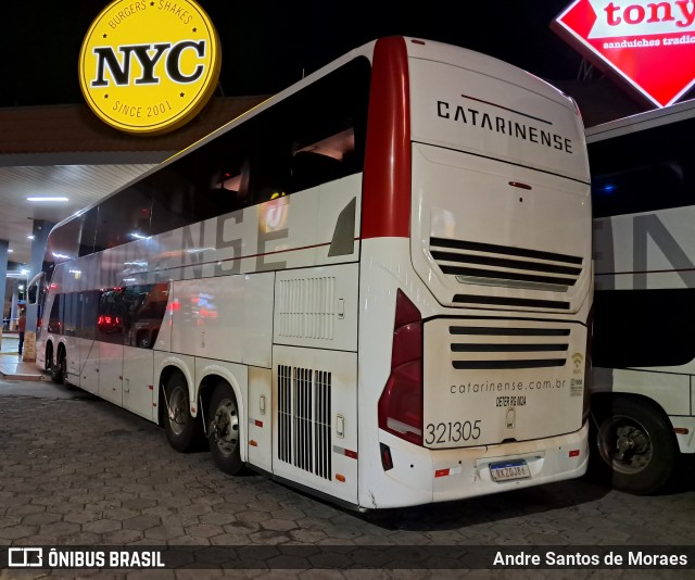 Auto Viação Catarinense 321305 na cidade de Santa Cruz do Rio Pardo, São Paulo, Brasil, por Andre Santos de Moraes. Número da foto: #13170544.