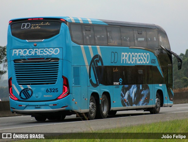 Auto Viação Progresso 6325 na cidade de Canas, São Paulo, Brasil, por João Felipe. Número da foto: #13171088.
