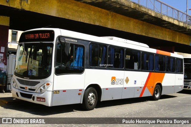 Viação Cidade do Aço RJ 174.147 na cidade de Nova Iguaçu, Rio de Janeiro, Brasil, por Paulo Henrique Pereira Borges. Número da foto: #13170947.
