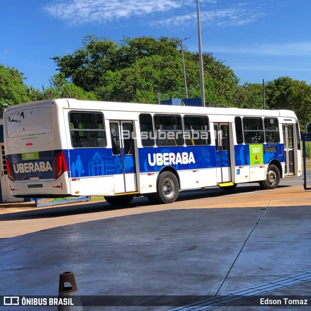 Empresa de Transportes Lider 5801 na cidade de Uberaba, Minas Gerais, Brasil, por Edson Tomaz. Número da foto: #13168784.