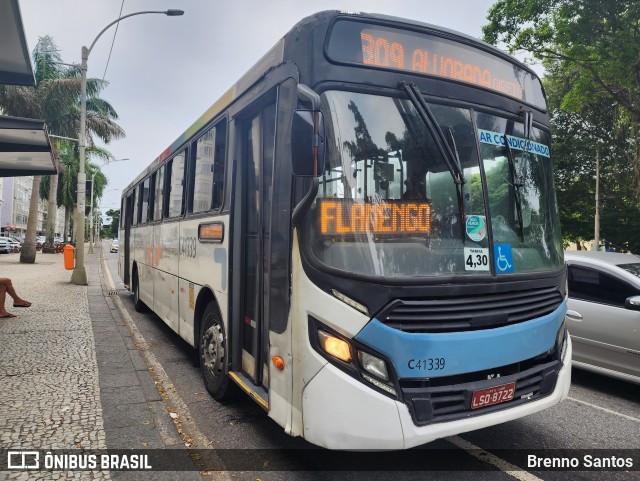 Real Auto Ônibus C41339 na cidade de Rio de Janeiro, Rio de Janeiro, Brasil, por Brenno Santos. Número da foto: #13168869.