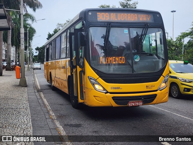 Real Auto Ônibus A41464 na cidade de Rio de Janeiro, Rio de Janeiro, Brasil, por Brenno Santos. Número da foto: #13171115.