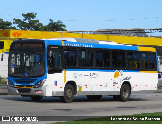 Viação Redentor C47856 na cidade de Rio de Janeiro, Rio de Janeiro, Brasil, por Leandro de Sousa Barbosa. Número da foto: #13169582.