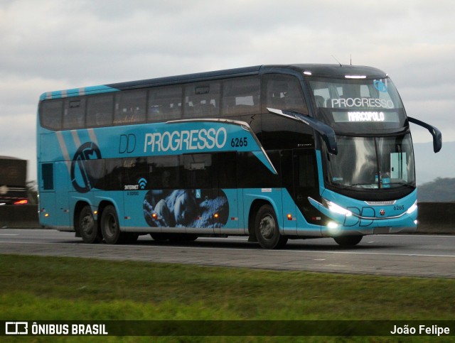 Auto Viação Progresso 6265 na cidade de Canas, São Paulo, Brasil, por João Felipe. Número da foto: #13170860.