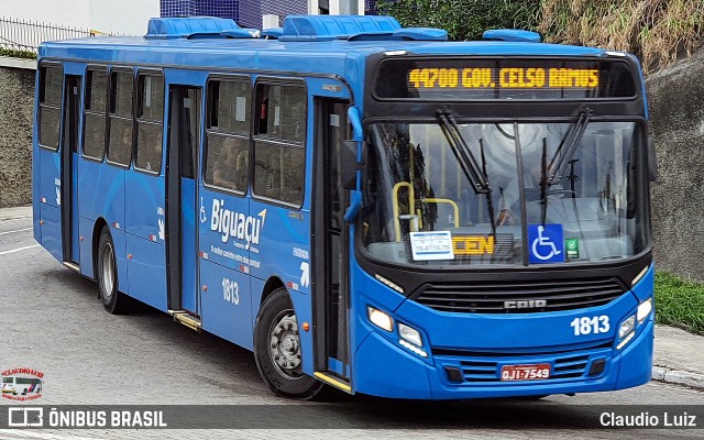 Biguaçu Transportes Coletivos Administração e Participação 1813 na cidade de Florianópolis, Santa Catarina, Brasil, por Claudio Luiz. Número da foto: #13170461.
