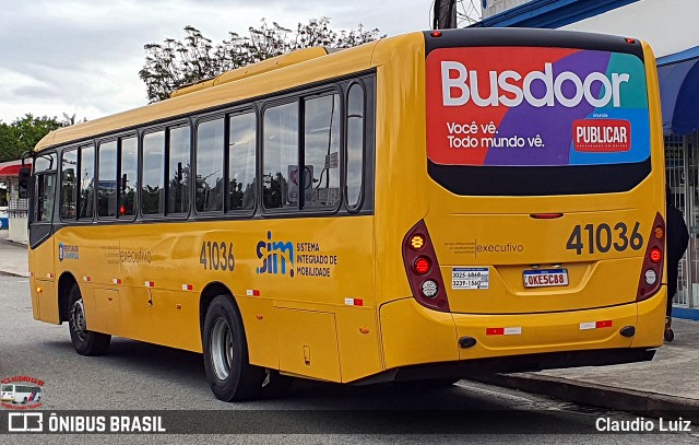 Insular Transportes Coletivos 41036 na cidade de Florianópolis, Santa Catarina, Brasil, por Claudio Luiz. Número da foto: #13170238.