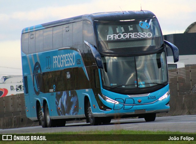 Auto Viação Progresso 6325 na cidade de Canas, São Paulo, Brasil, por João Felipe. Número da foto: #13171075.