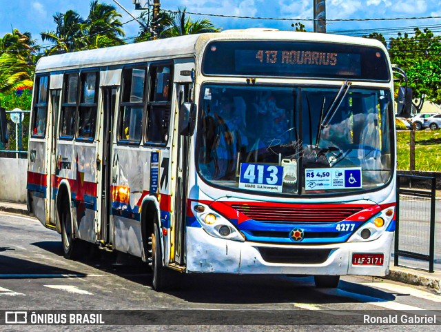 Transporte Tropical 4277 na cidade de Aracaju, Sergipe, Brasil, por Ronald Gabriel. Número da foto: #13169213.