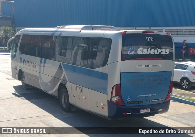 Viação Cidade de Caieiras 4170 na cidade de Caieiras, São Paulo, Brasil, por Espedito de Brito Gomes. Número da foto: #13171047.